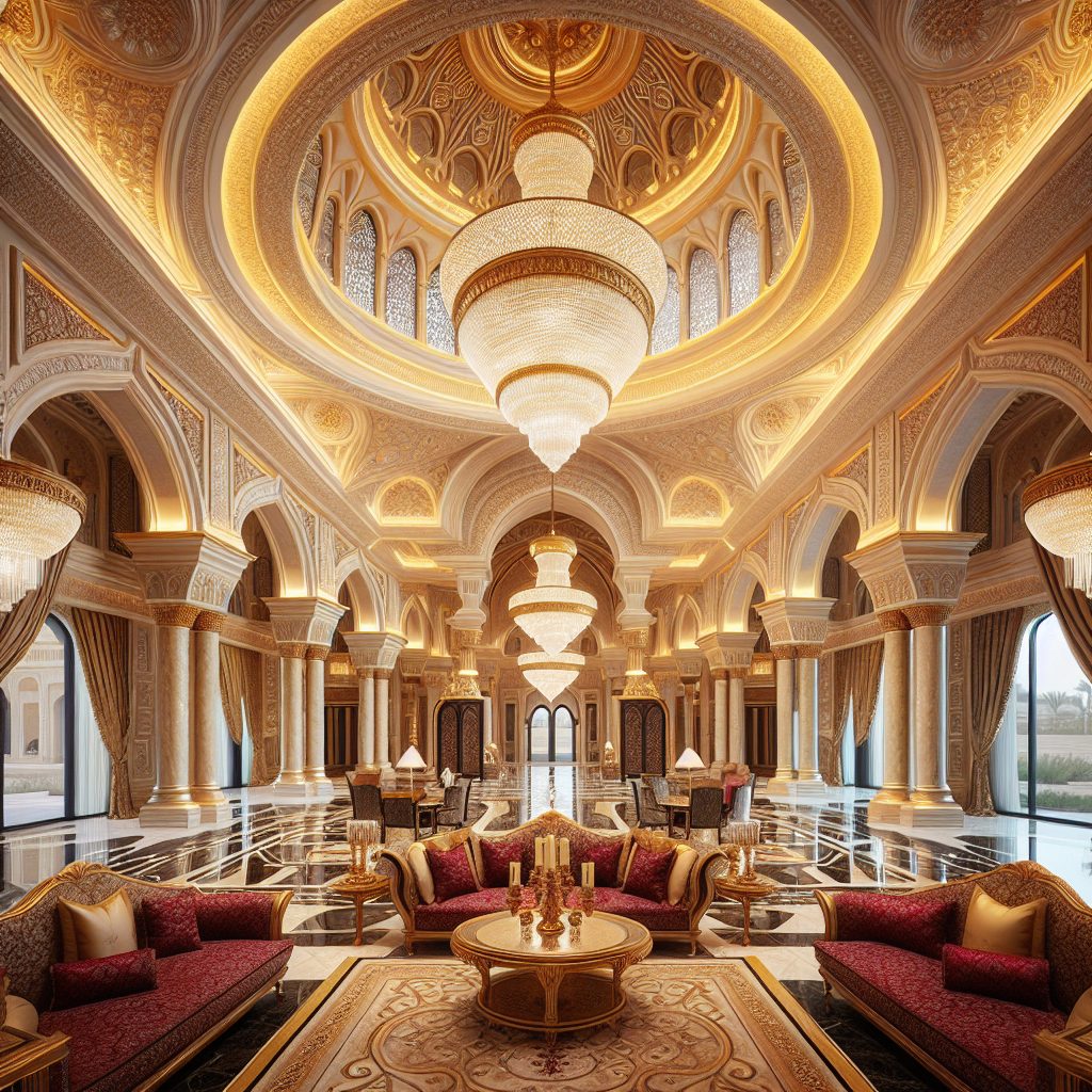 Abu Dhabi Grand Hall Suites with Palace Design