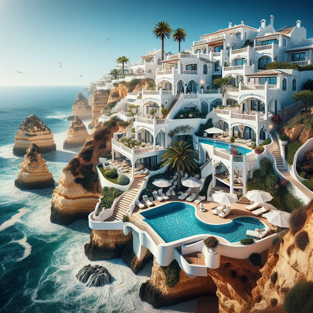 Algarve Edge Villas Overlooking Dramatic Atlantic Drop