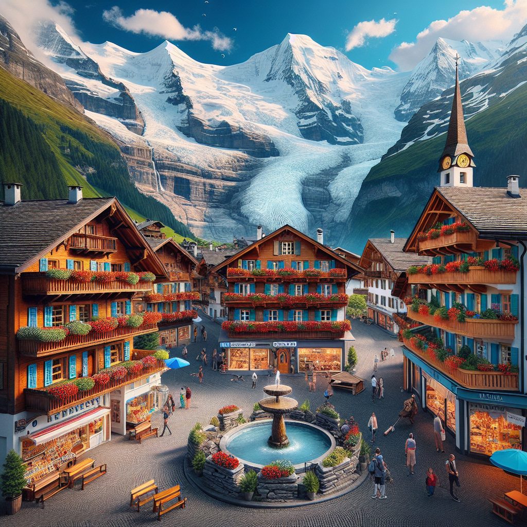 Alpine Escape Villages Surrounded by Peaks