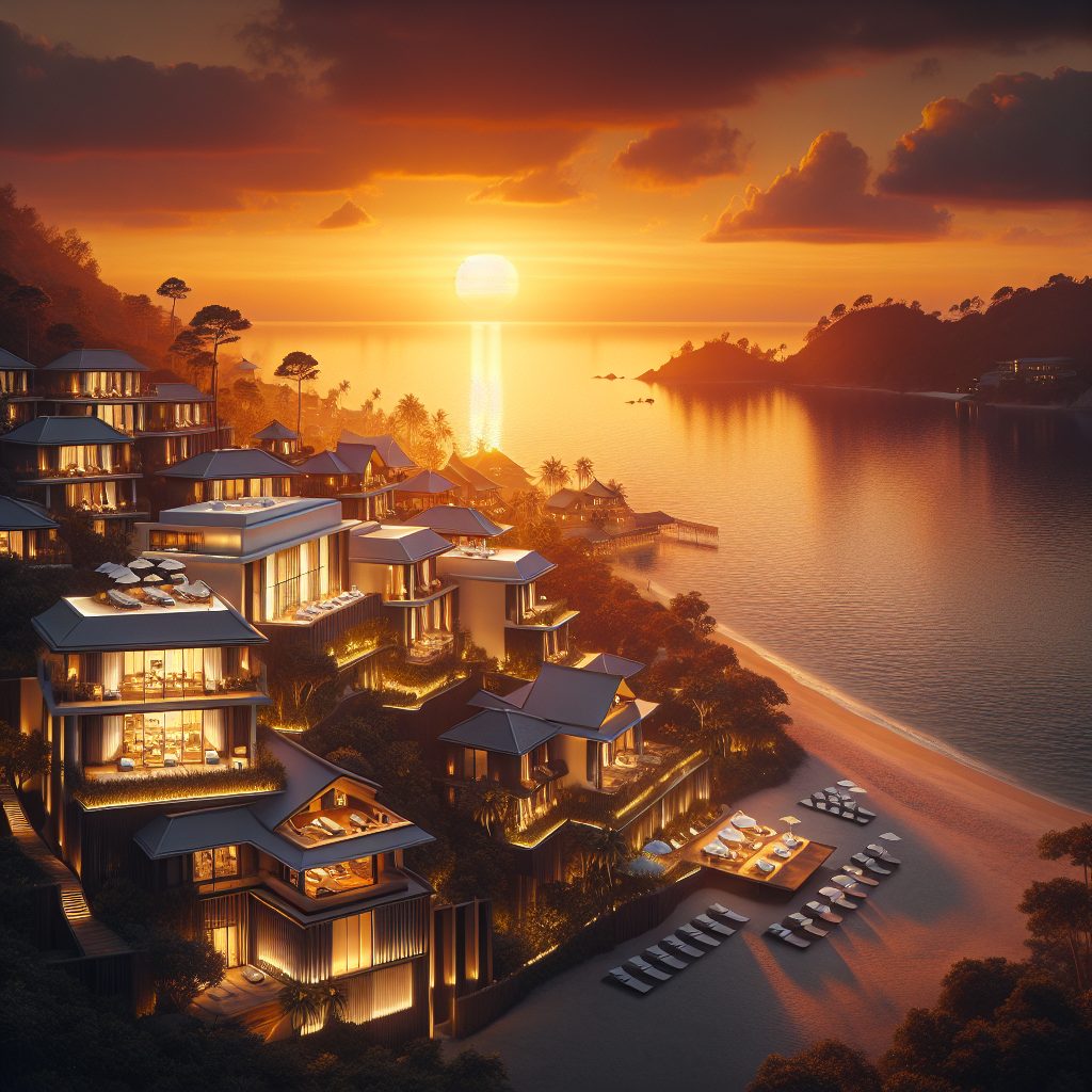 Amberline Resorts With glowing sunsets and refined coastal privacy