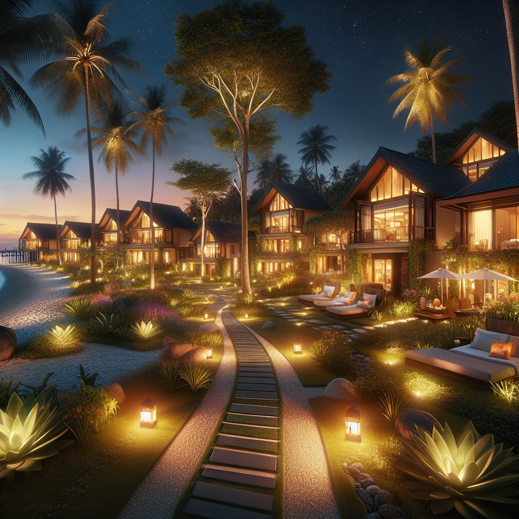 Amora Resorts With private luxury and beautiful tropical nights