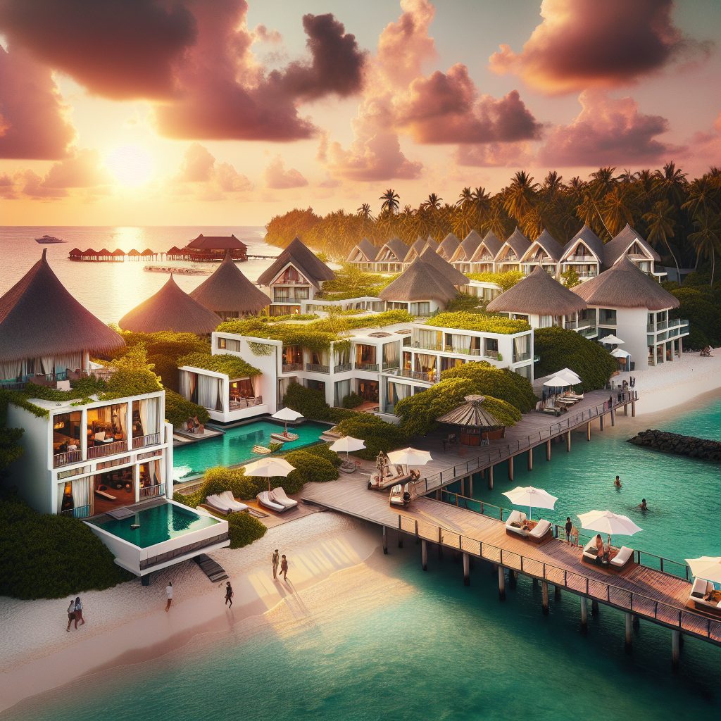Aura Resorts With beautiful mood and luxury shoreline living