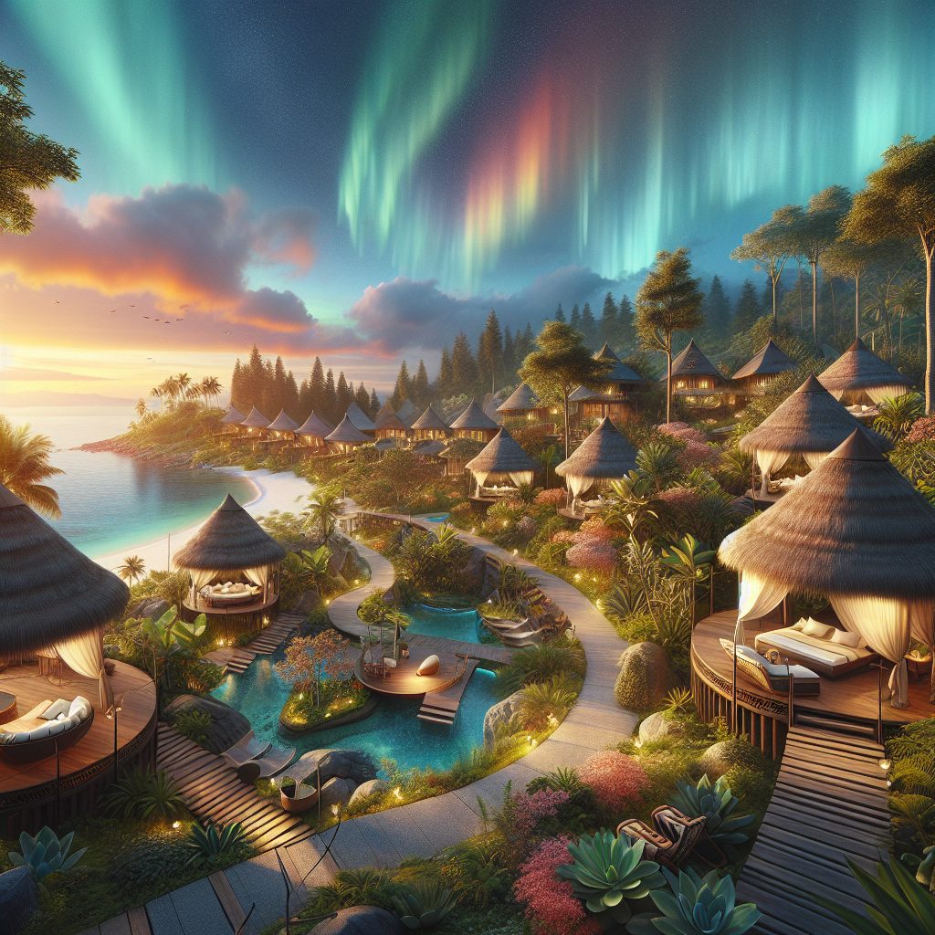 Aurora Resorts for scenic mornings and curated island comfort