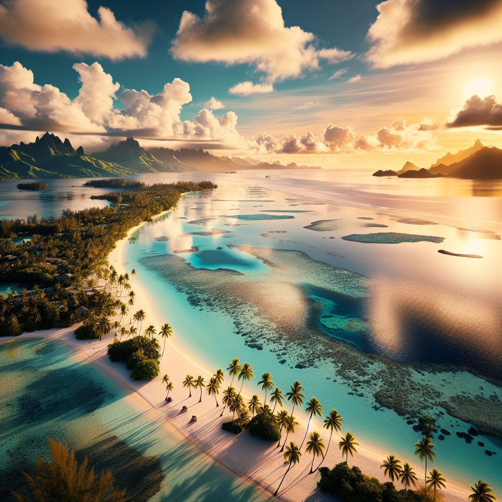 Bora Bora Horizon Escapes Surrounded by Clear Waters