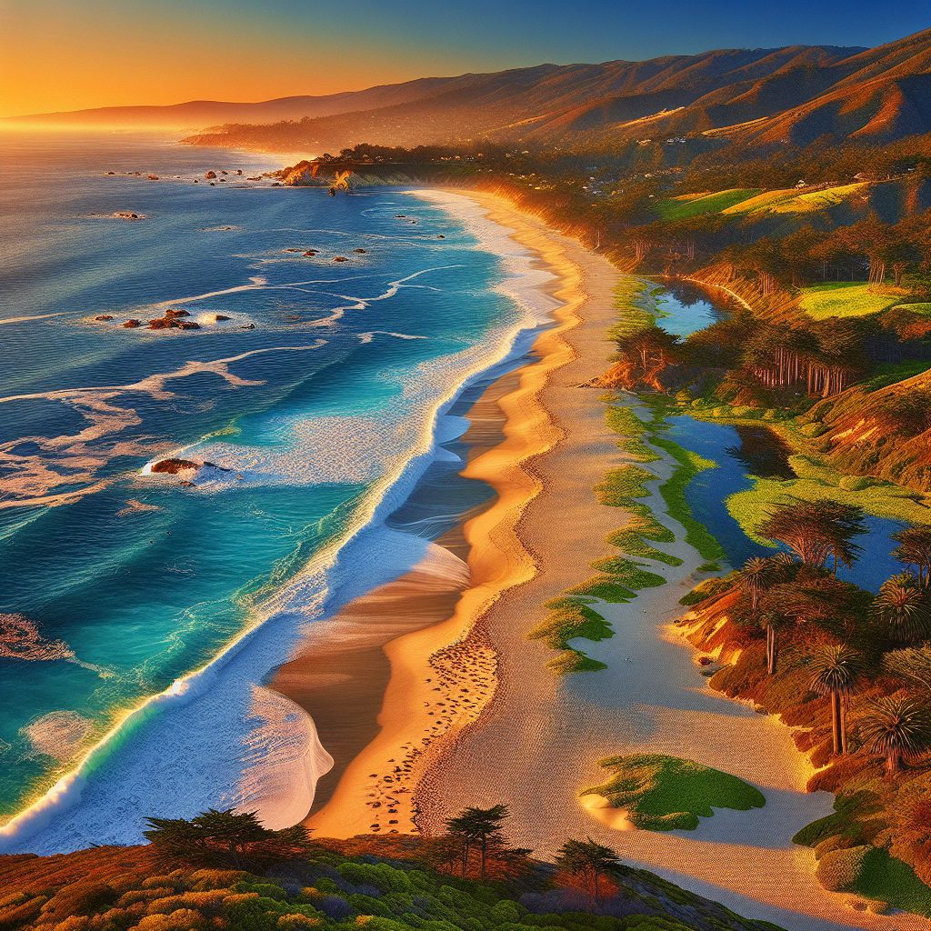 California Ocean Sanctuaries Along Scenic Coast