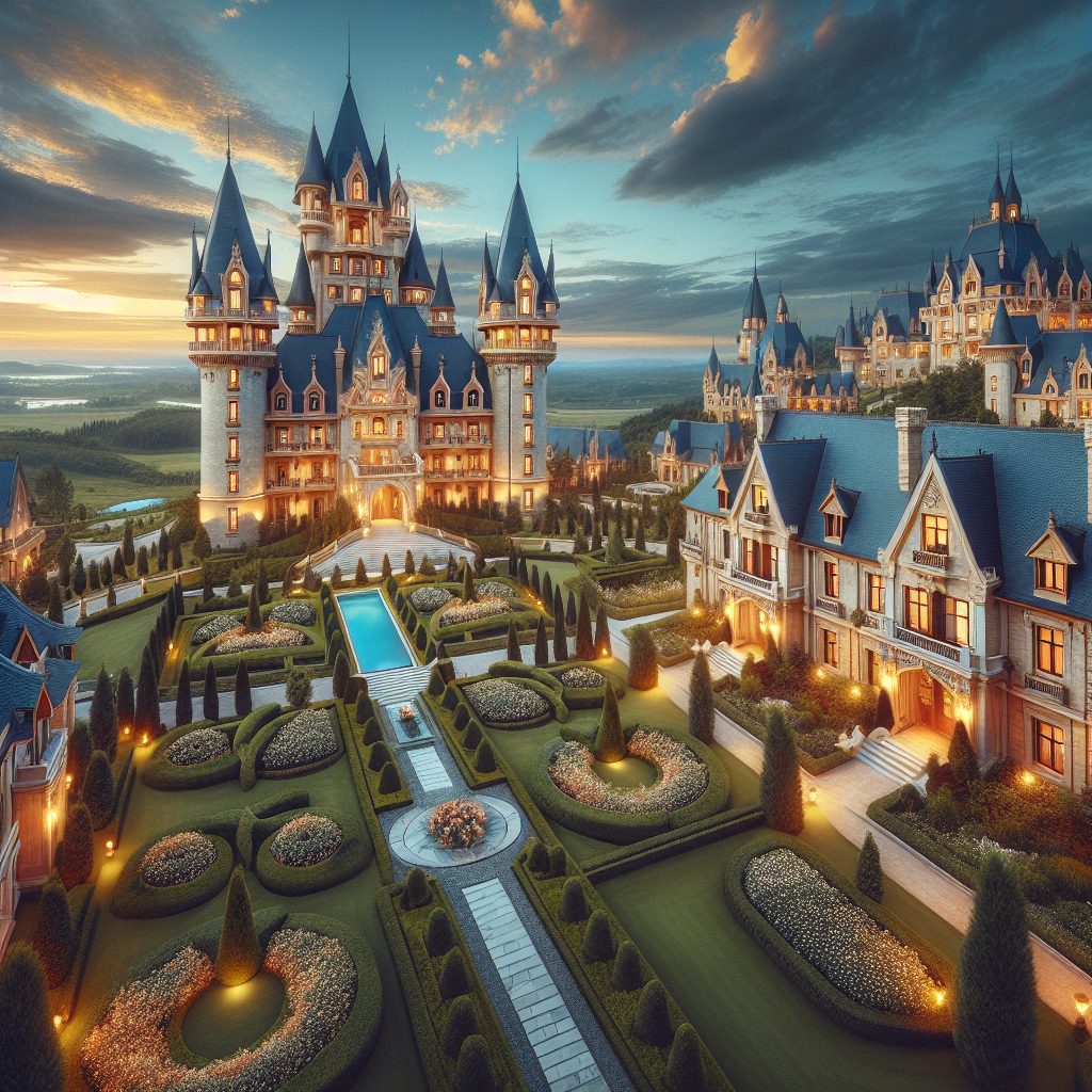 Chateau Resorts With grand design and refined holiday mood