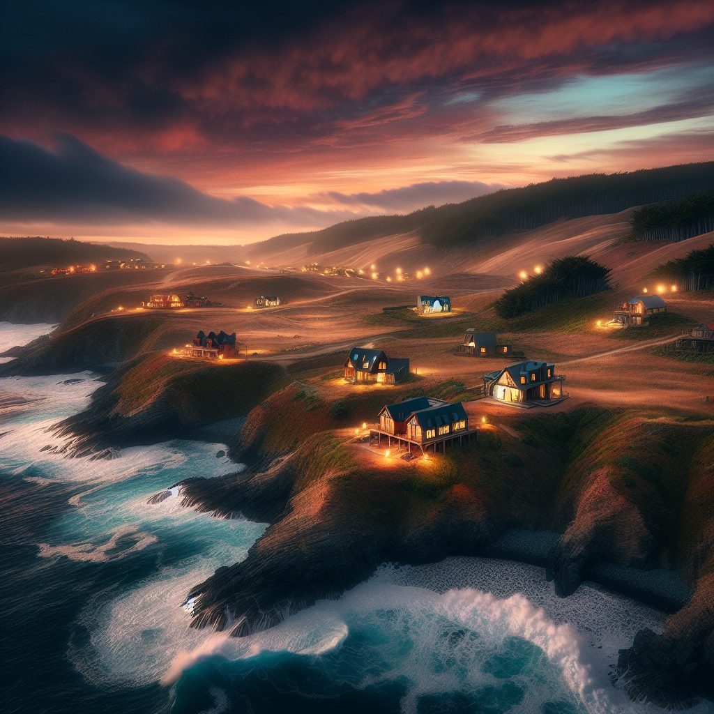 Chile Pacific Retreats Facing Dramatic Coastline