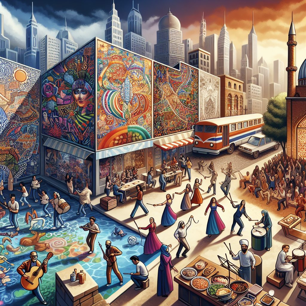 Discovering Artistic Cities Filled with Creativity