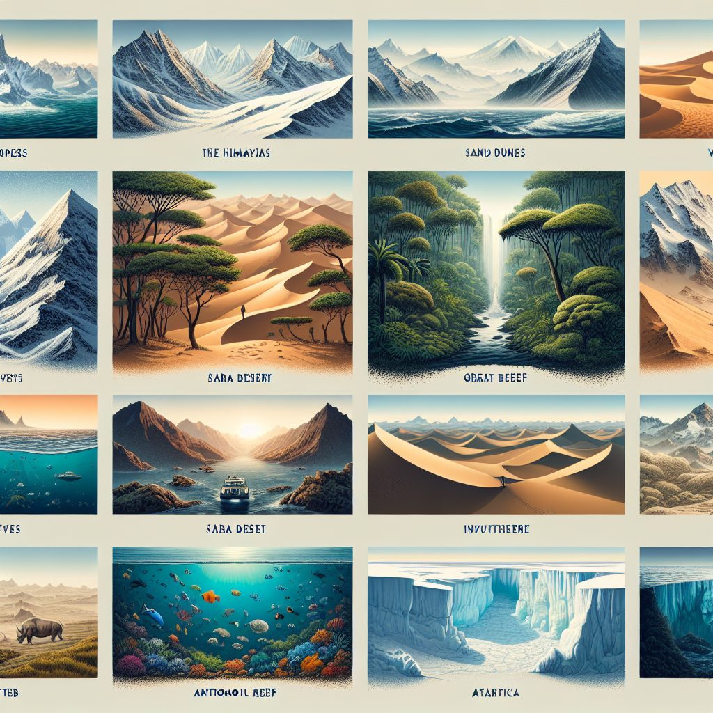 Discovering Iconic Landscapes known for natural beauty worldwide