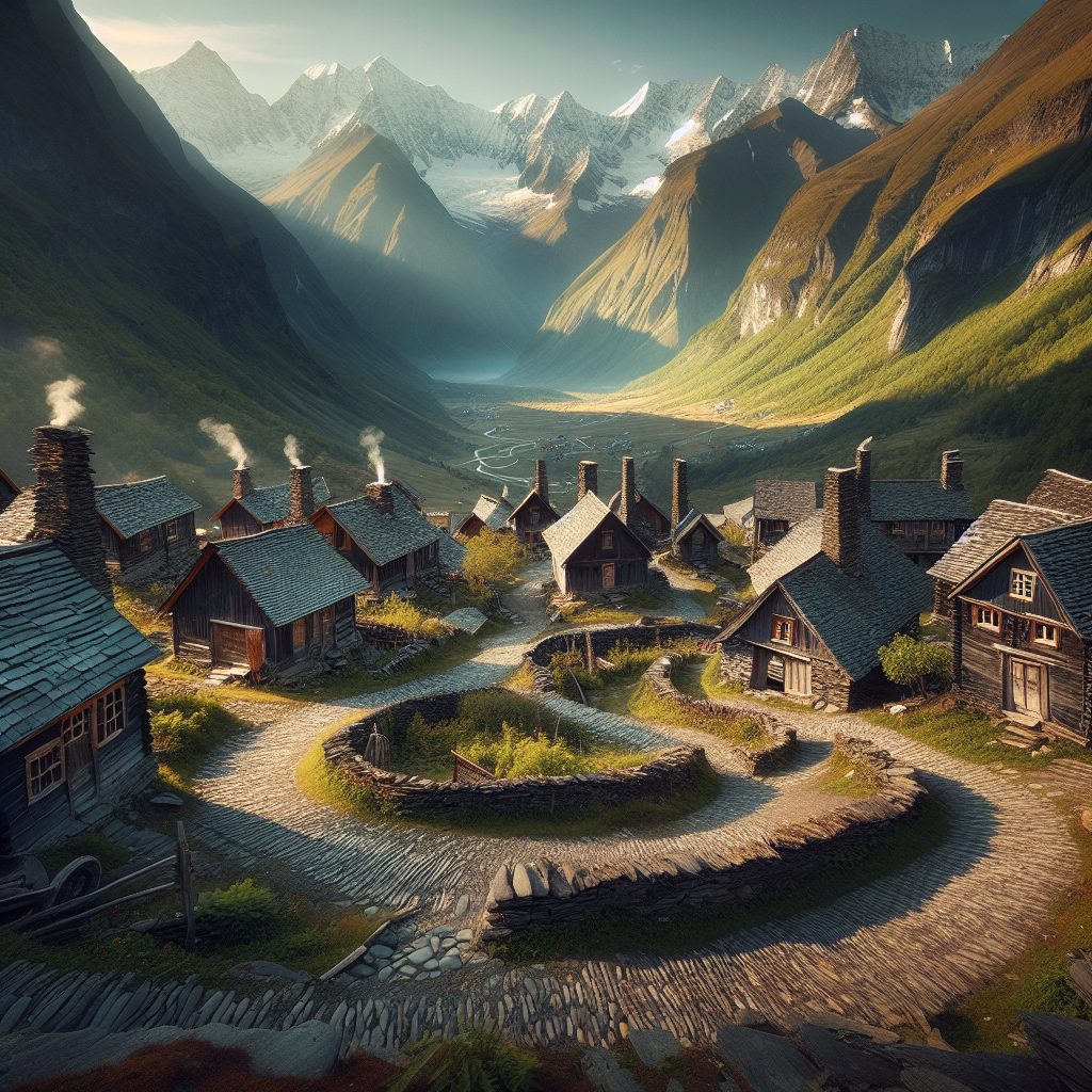 Discovering Remote Villages Surrounded by Mountains