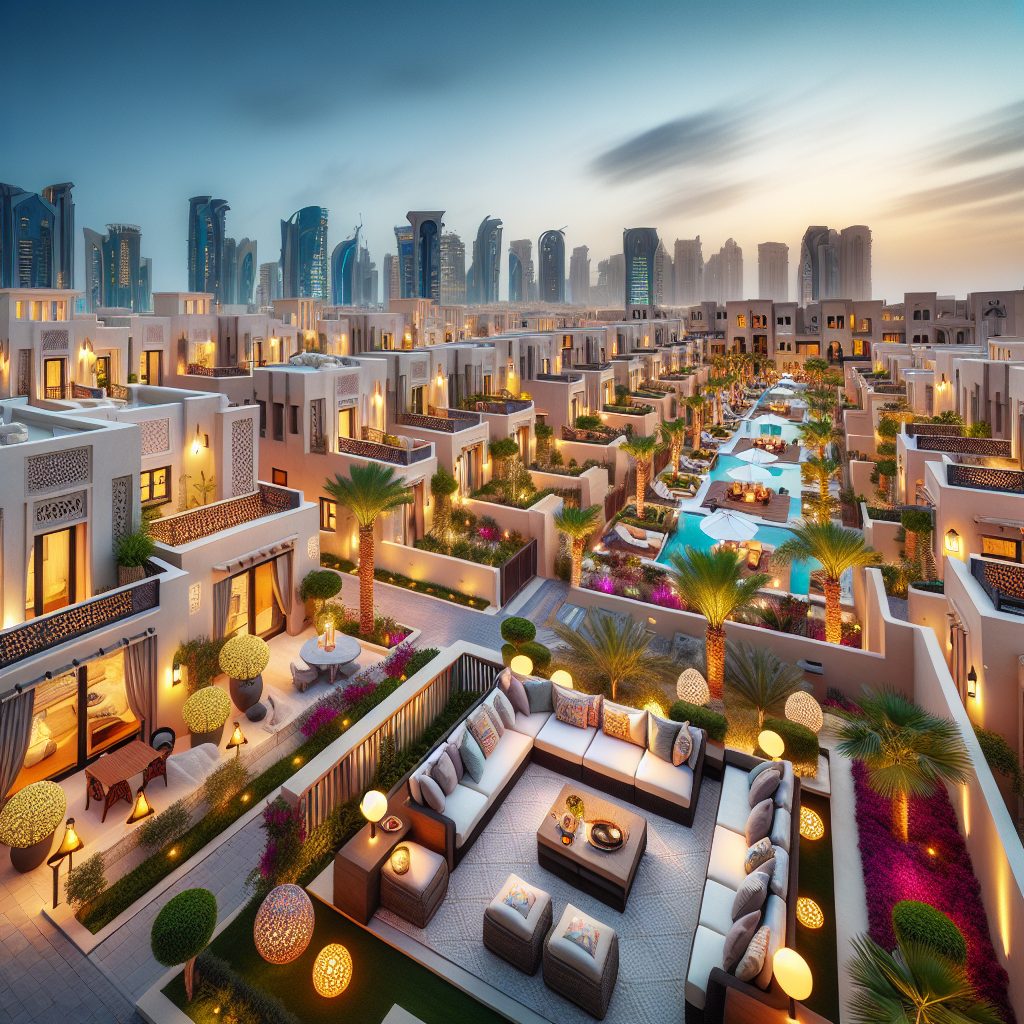 Doha Skyline Villas with Rooftop Garden Lounge