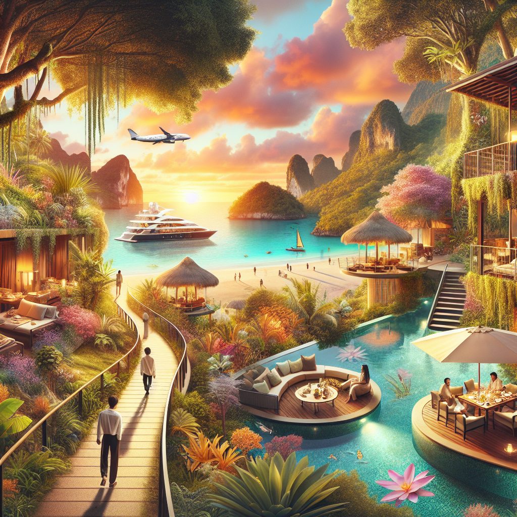 Dreamy Travel Journeys for tropical beauty and wealthy leisure