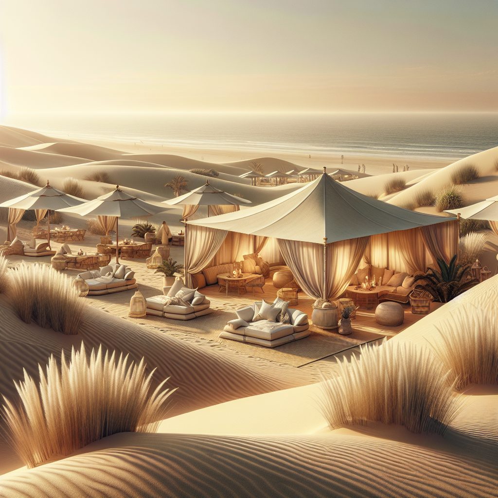 Dune Resorts With elegant textures and tailored beach leisure