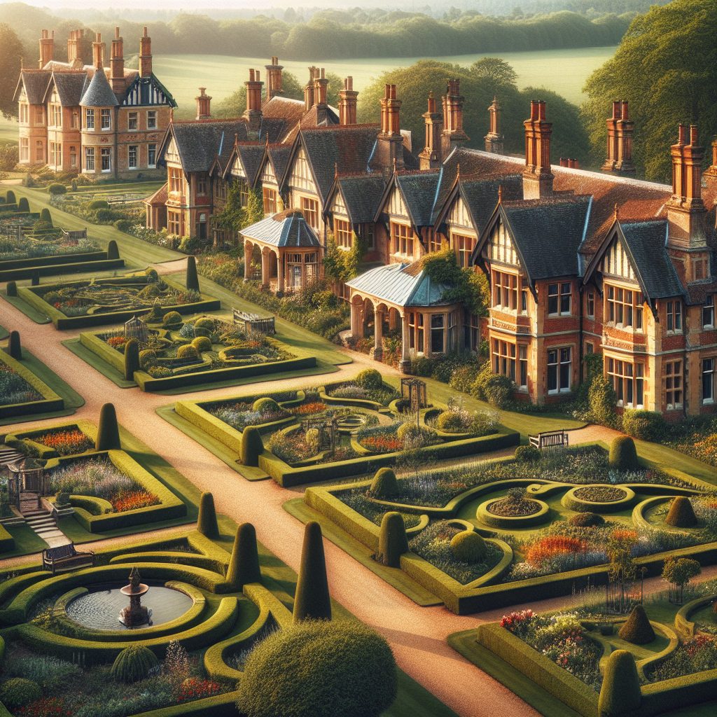 England Estate Villas with Royal Garden Grounds