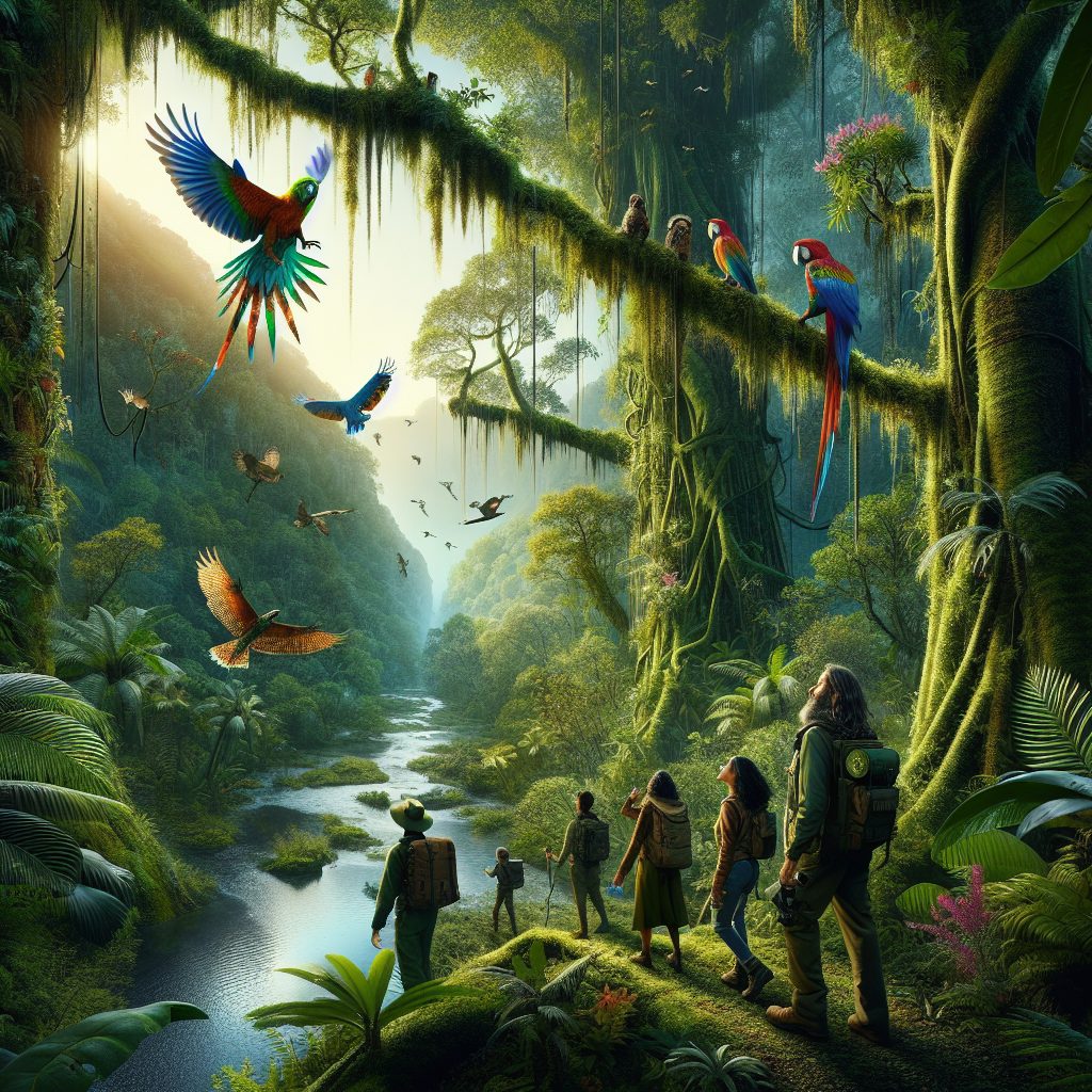 Exploring Dense Rainforests Filled with Wildlife and Biodiversity
