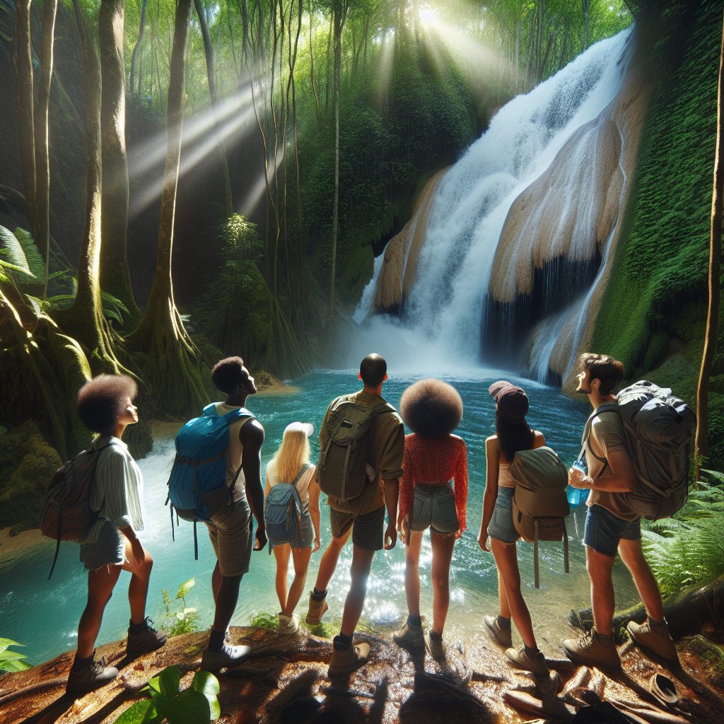 Exploring Hidden Waterfalls with Natural Pools and Forest Surroundings