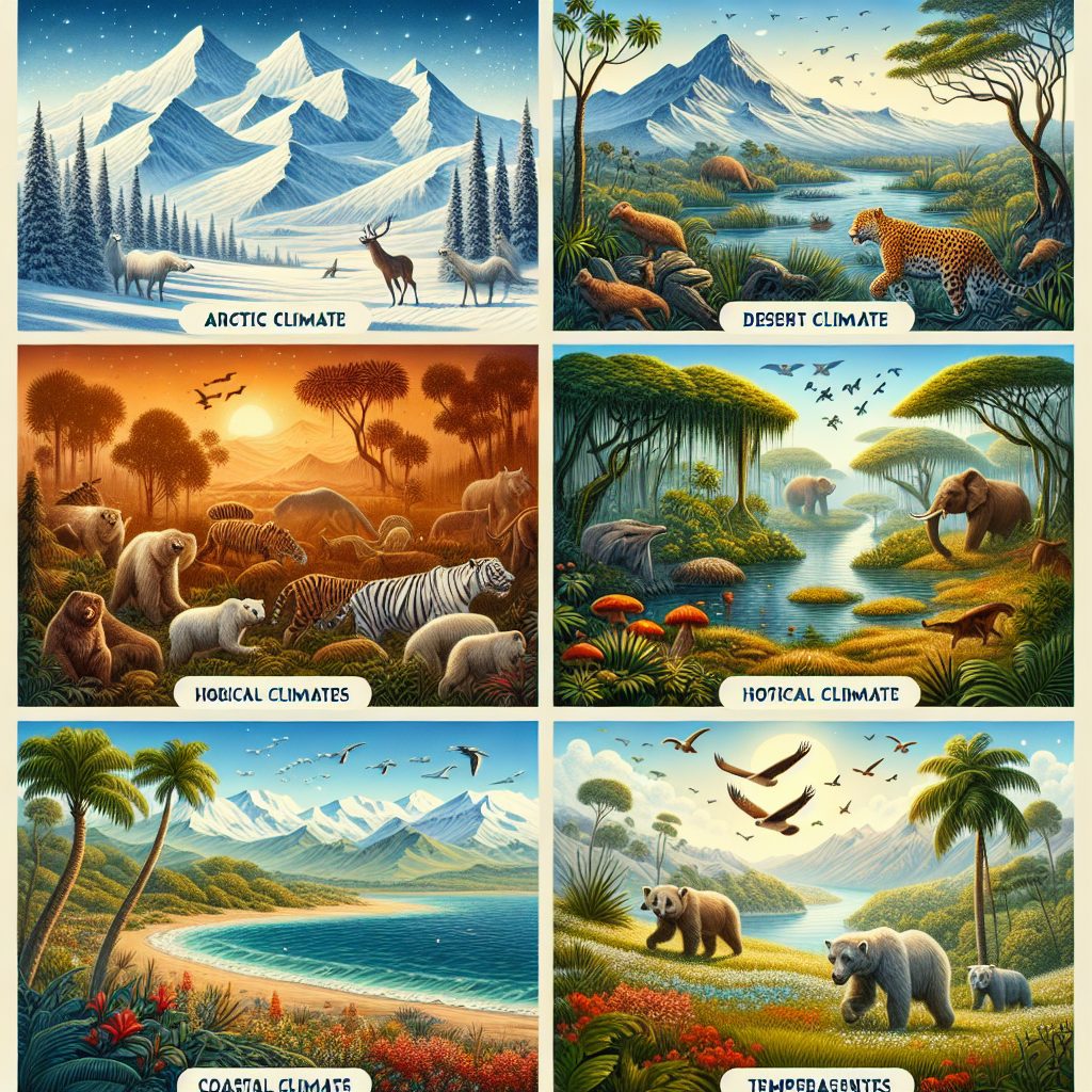 Exploring Regions with Diverse Climate and Natural Environments