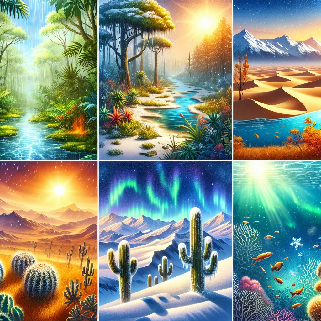 Exploring Regions with Unique Climate Landscapes