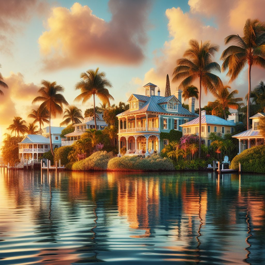 Florida Keys Sunset Villas Facing Open Gulf Waters