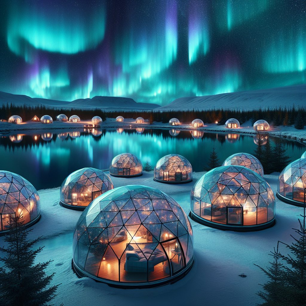 Iceland Aurora Dome Villas with Panoramic Night Views