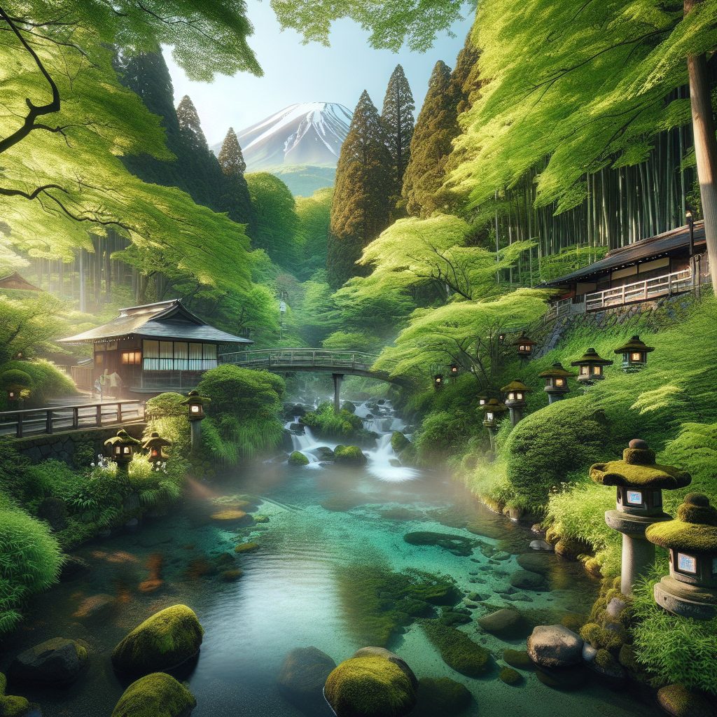 Japan Hot Spring Sanctuaries in Nature Setting