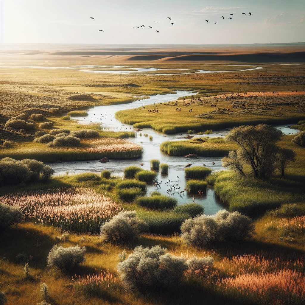 Kazakhstan Nature Sanctuaries across wide plains