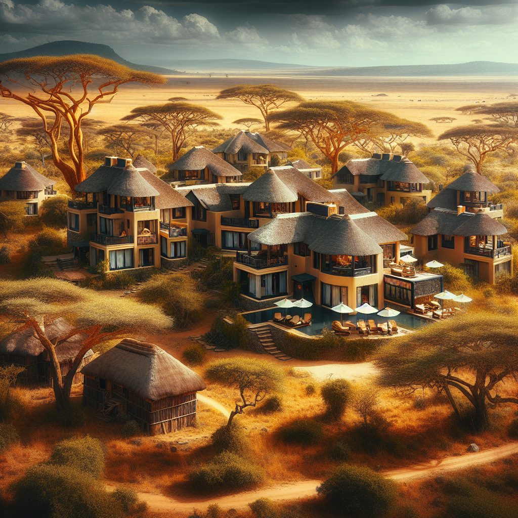 Kenya Savannah Villas Overlooking Wildlife Plains
