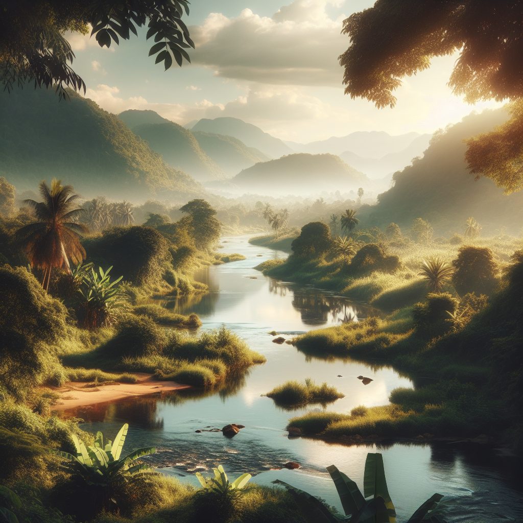Laos River Sanctuaries with Calm Environment