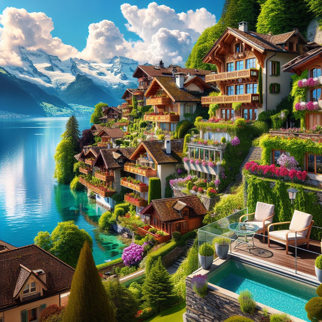 Lausanne Hillside Suites Facing Lake View