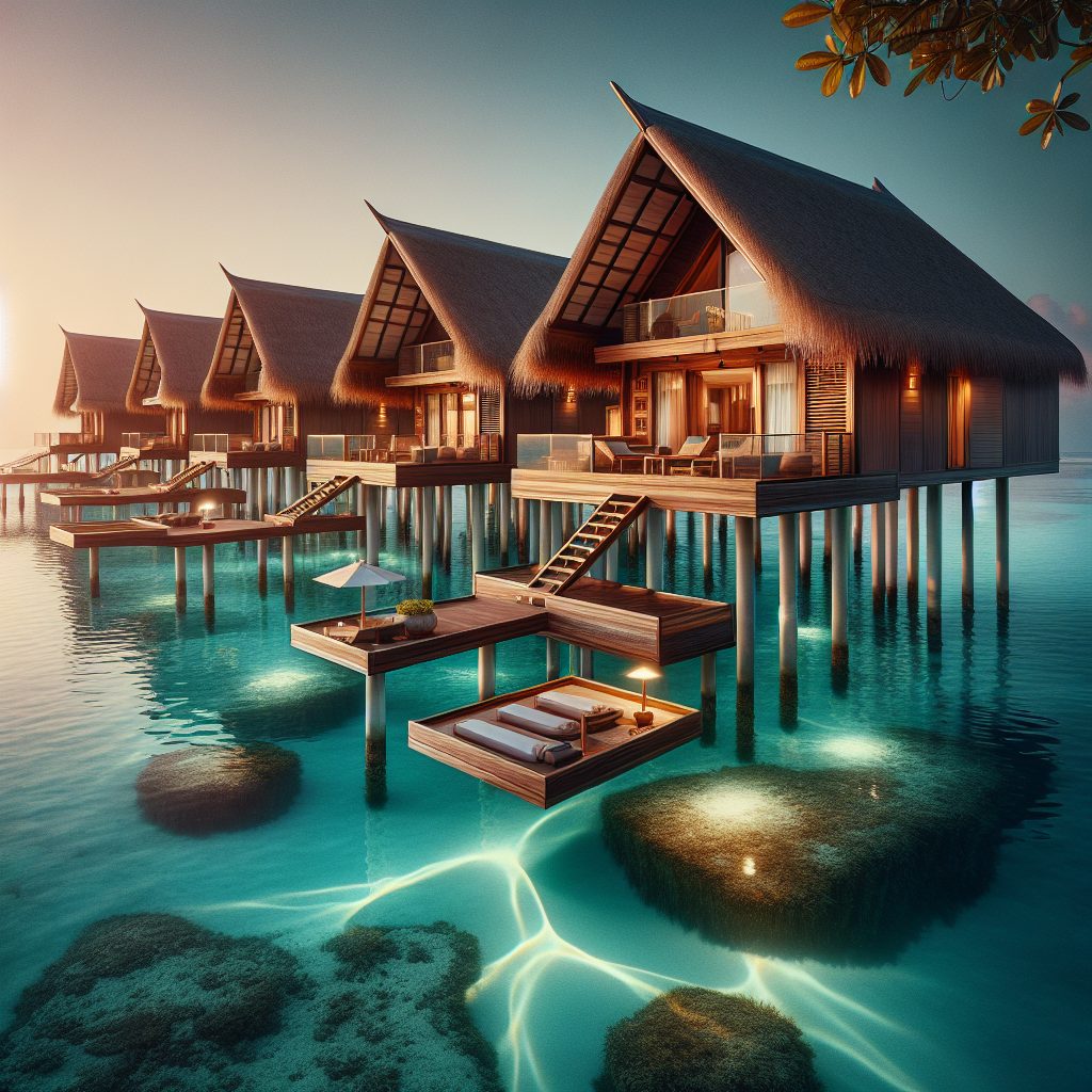 Maldives Coral Lagoon Retreats with Private Water Decks