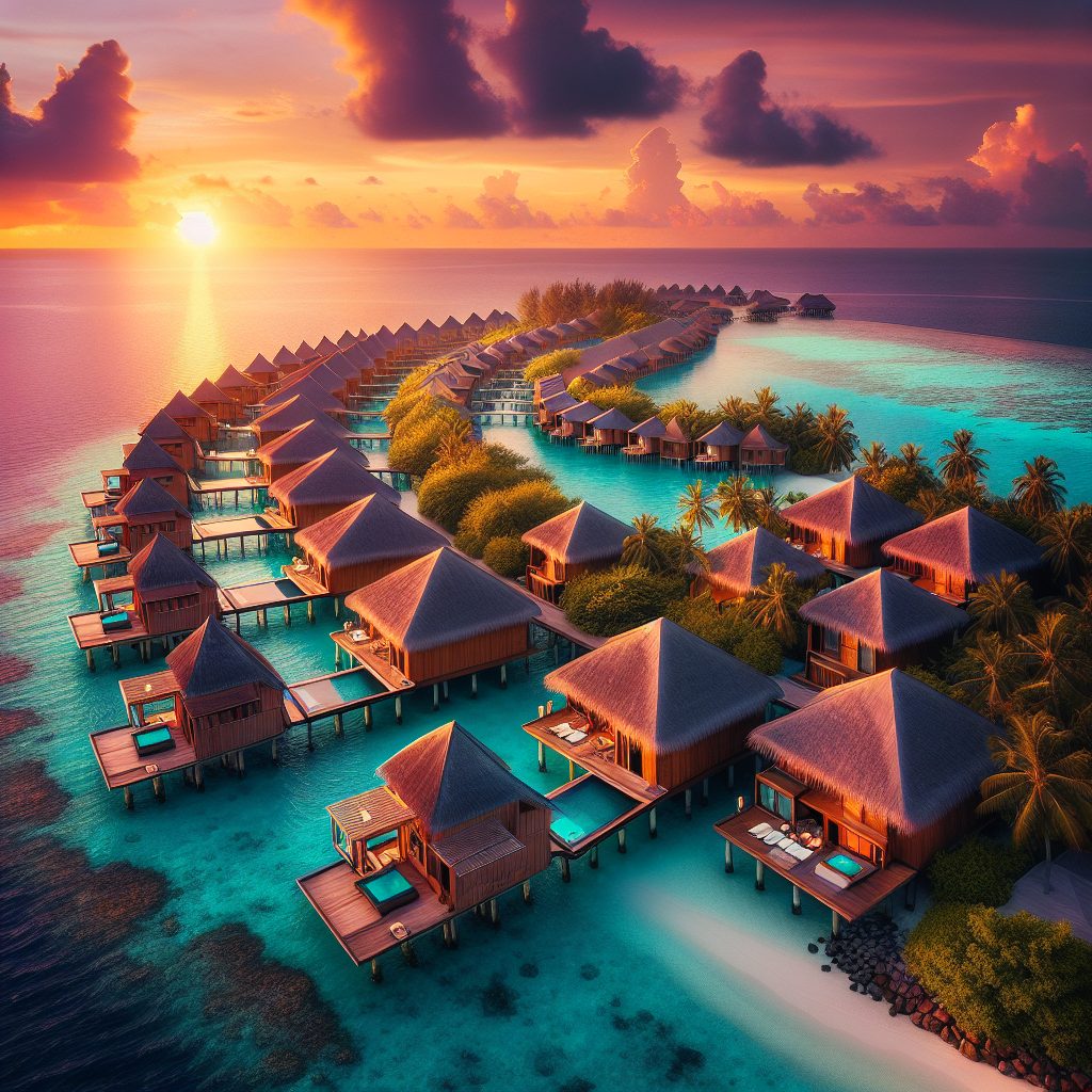 Maldives Ocean Retreats with Sunset Deck Views