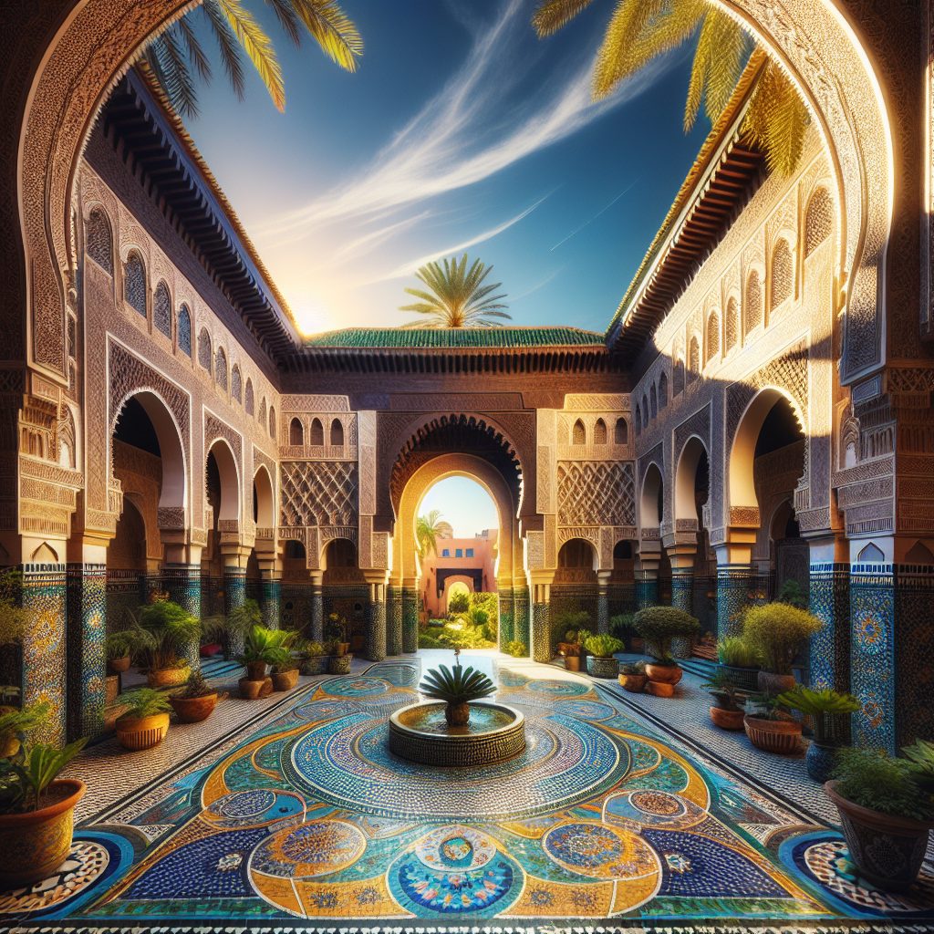 Marrakech Courtyard Suites with Mosaic Details