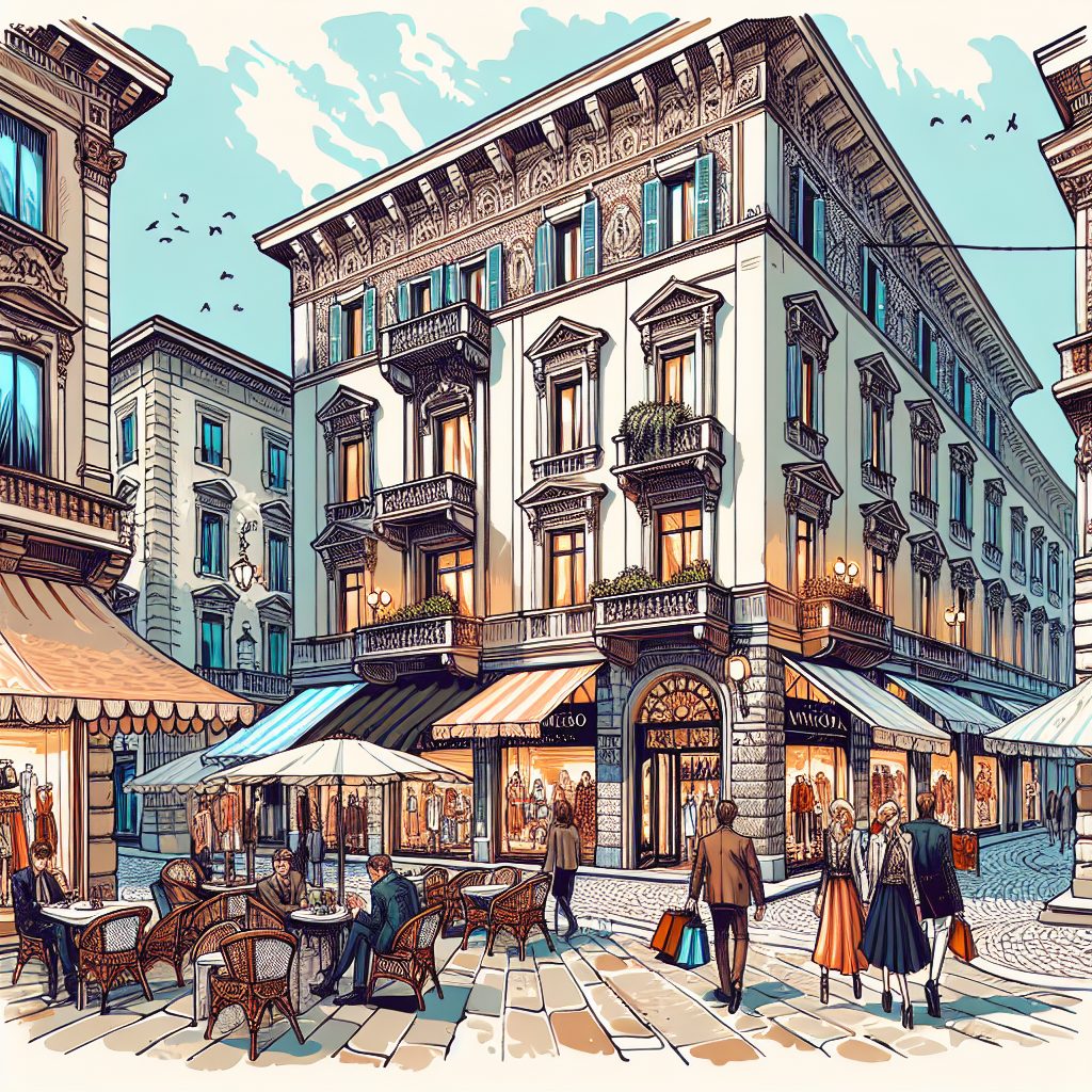 Milan Couture District Rooms with Designer Atmosphere
