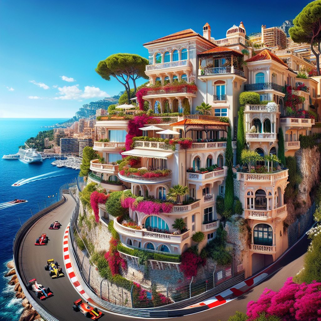 Monaco Cliff Villas Overlooking Grand Prix Circuit