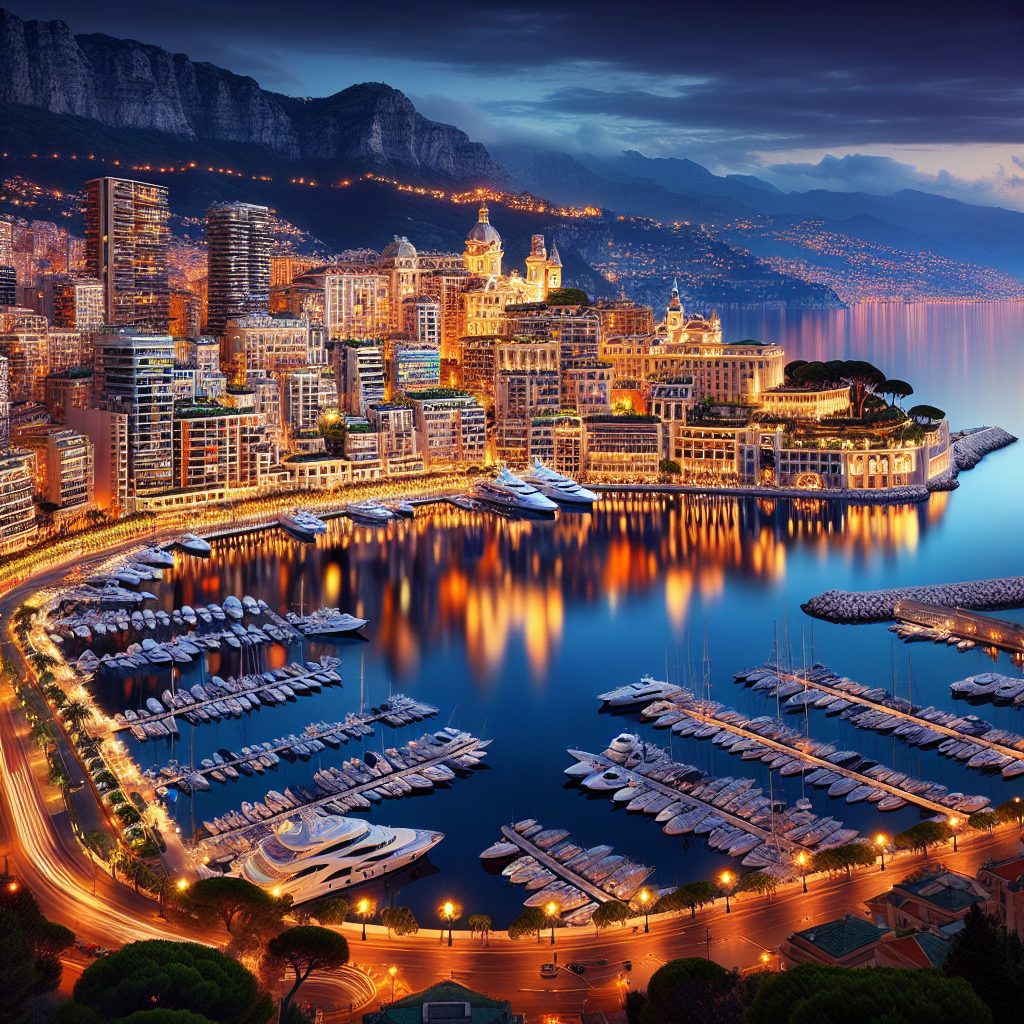 Monte Carlo Skyline Villas Facing Harbor Lights