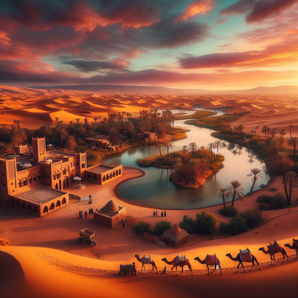 Morocco Desert Retreats Near Oasis Landscapes