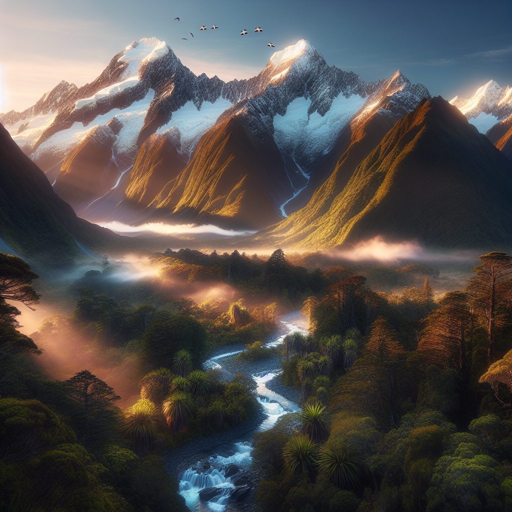 New Zealand Mountain Sanctuaries with Scenic Peaks