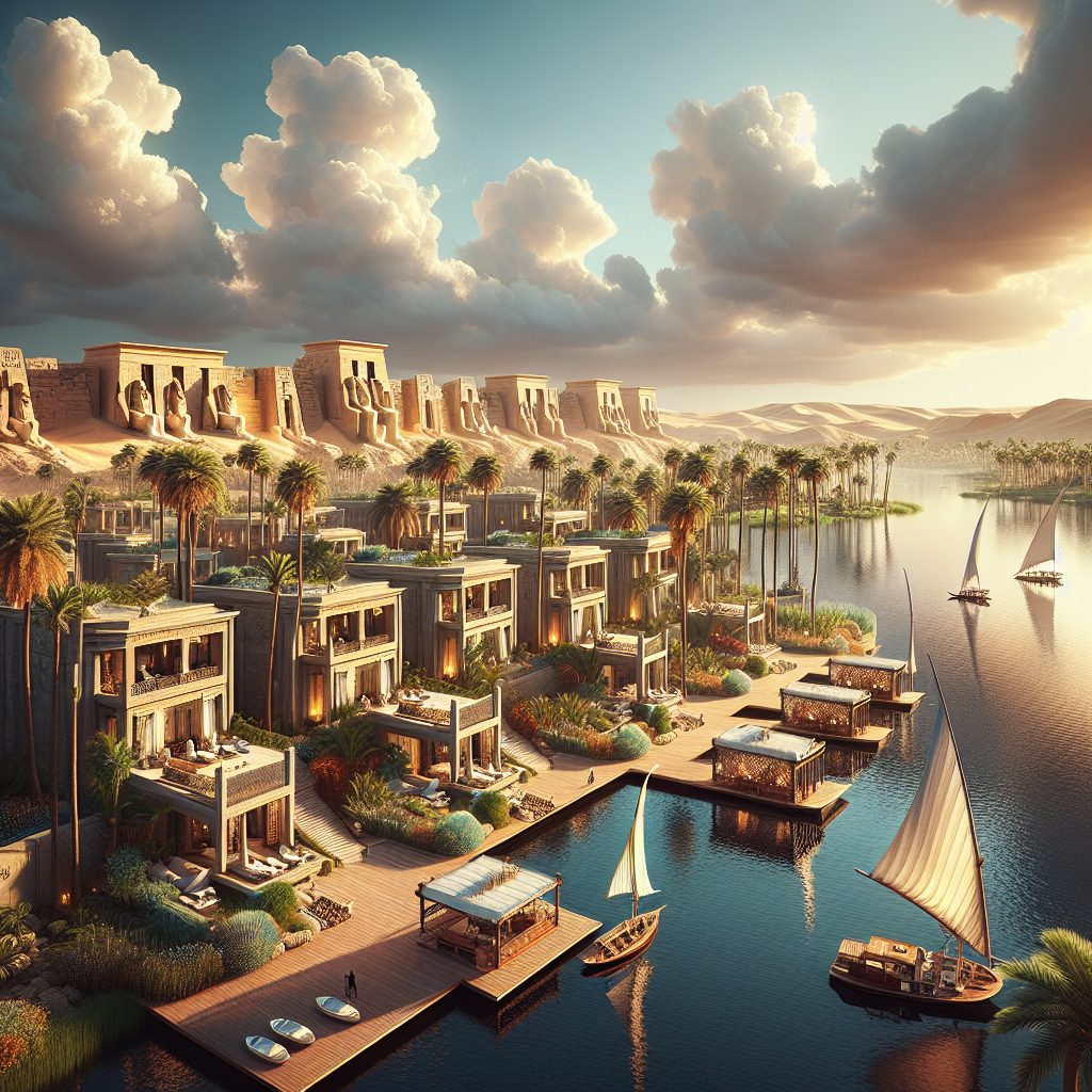 Nile Temple View Villas Facing Ancient Ruins