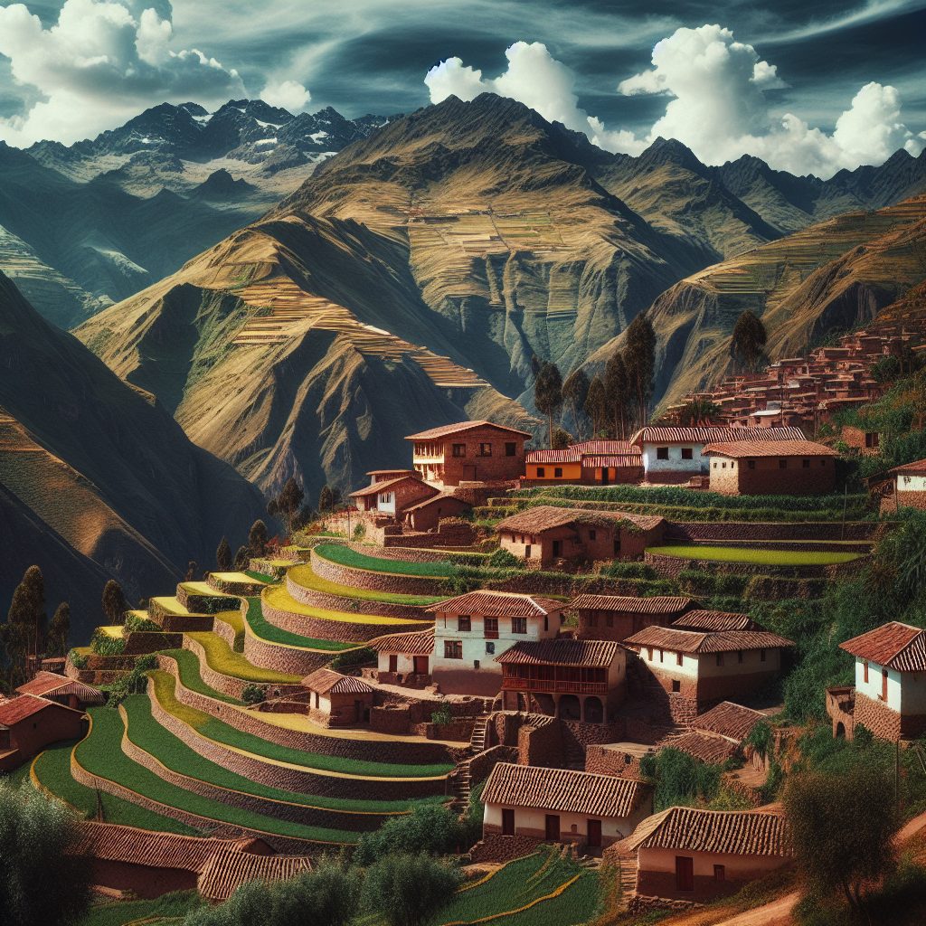 Peru Andean Villas Near Ancient Terraces