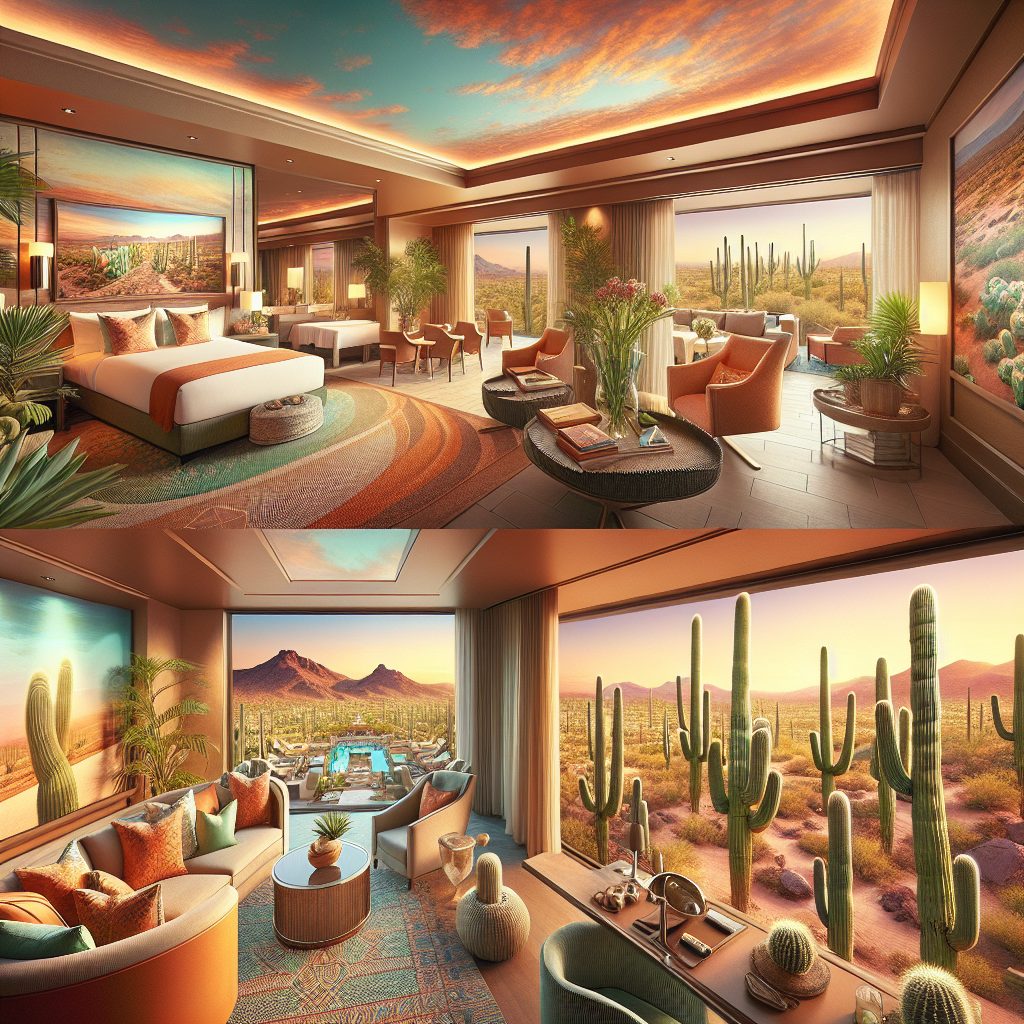 Phoenix Desert Oasis Rooms with Resort Feel