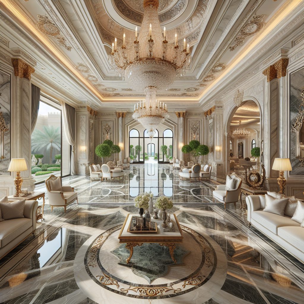 Riyadh Grand Villas with Marble Hall Interiors