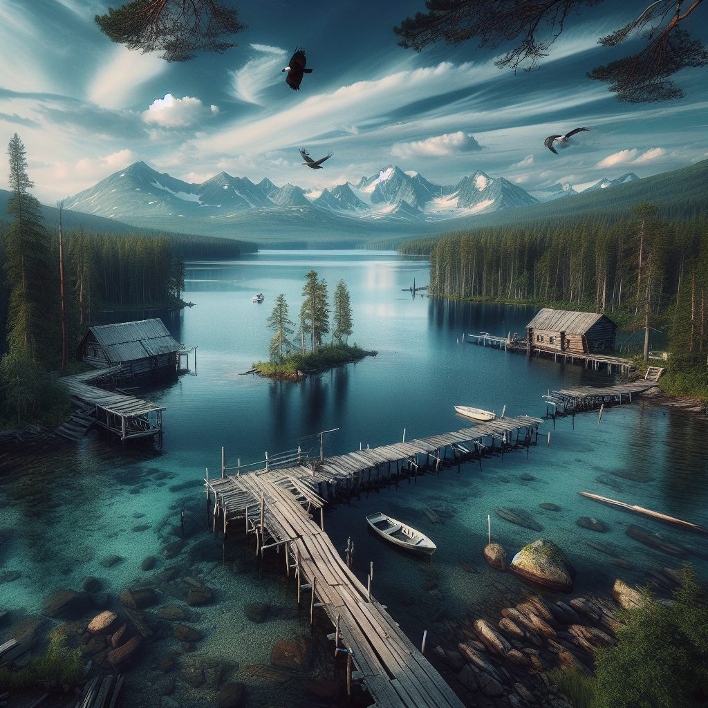 Russia lake sanctuaries in remote regions