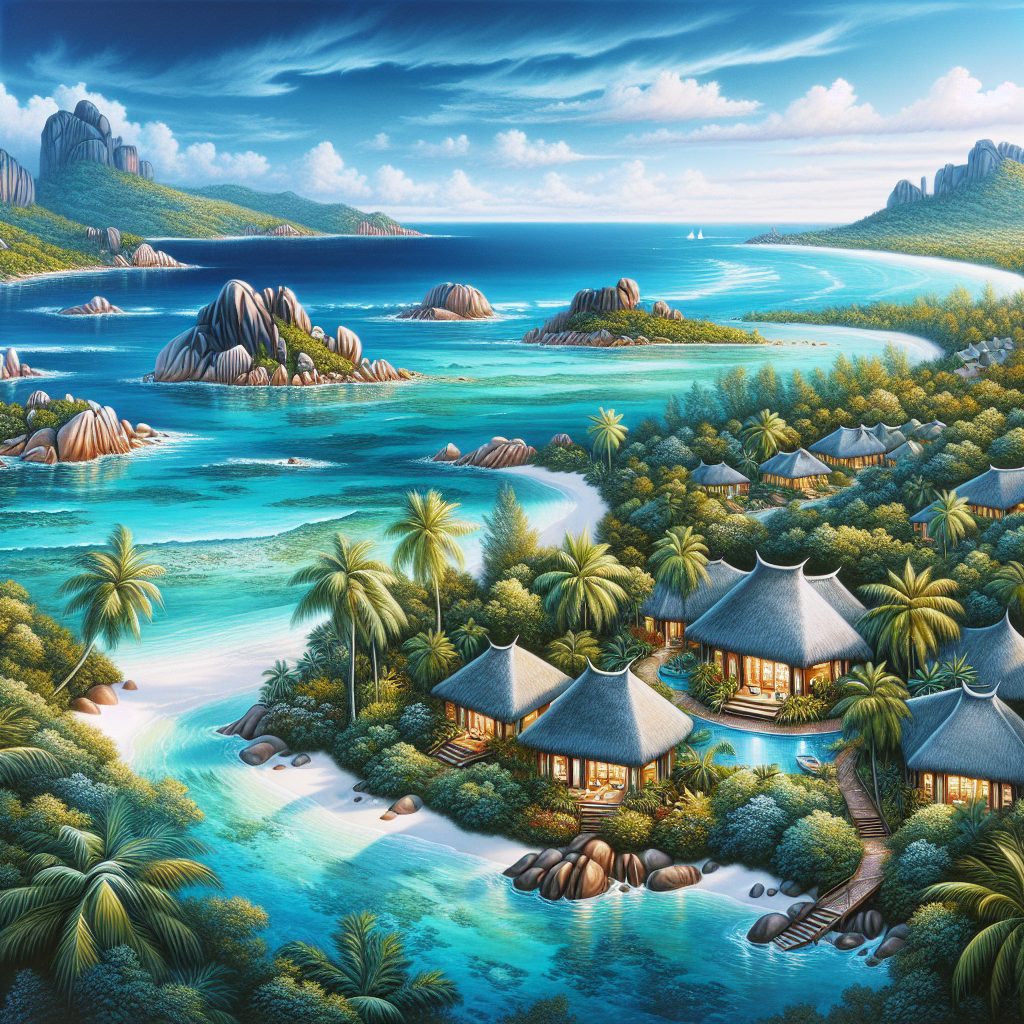 Seychelles Coastal Retreats Facing Granite Rock Shores