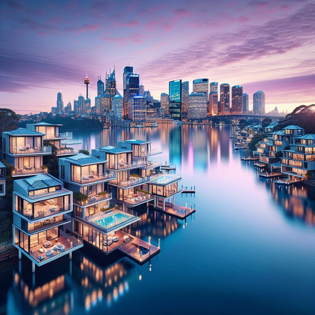 Sydney Glass Harbor Villas with Iconic Viewline