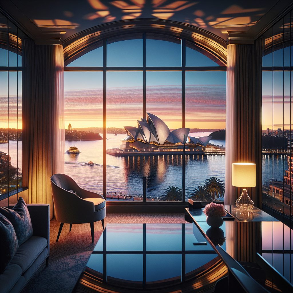 Sydney Waterfront Rooms Facing Opera House Glow