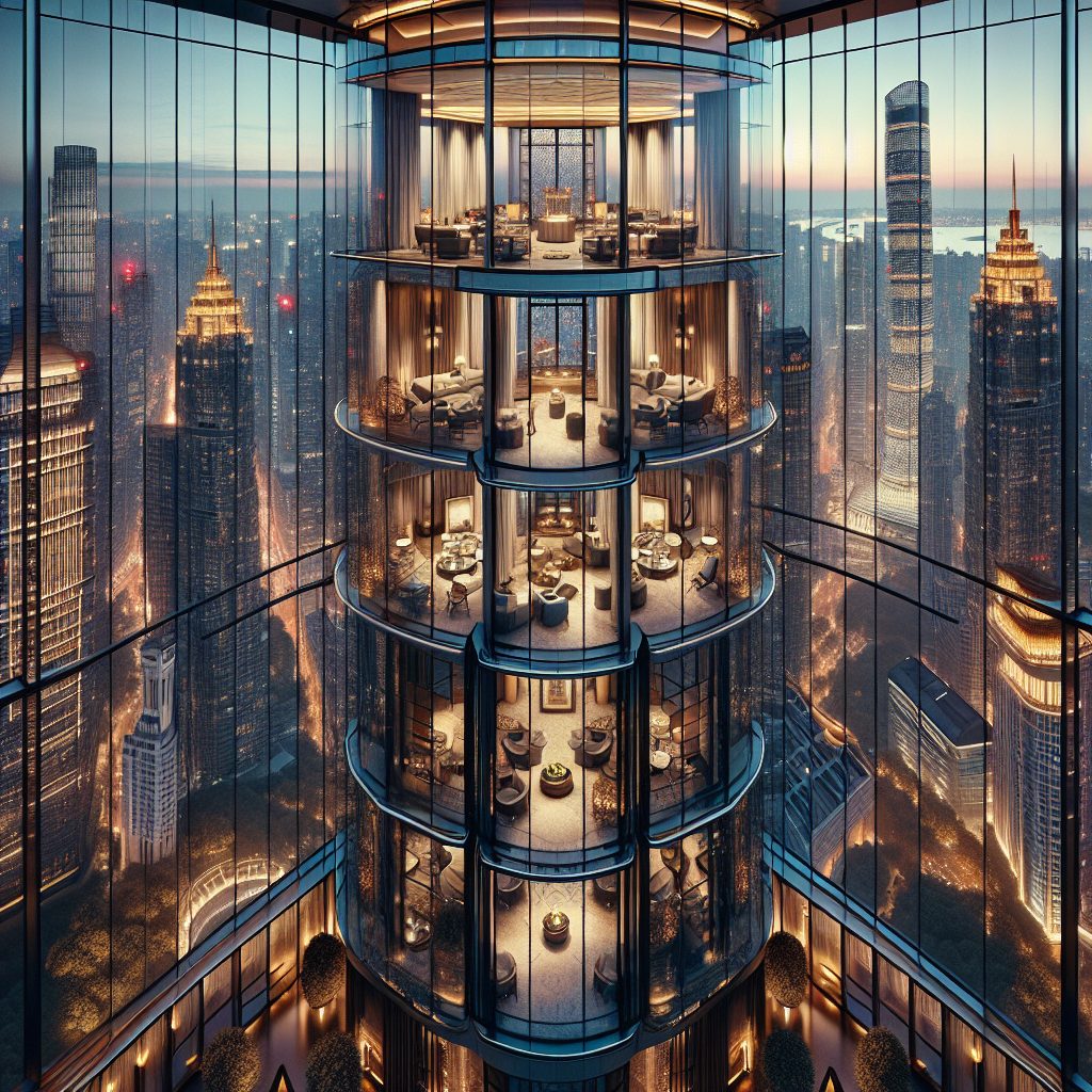 Toronto Glass Tower Rooms with Skyline Panorama