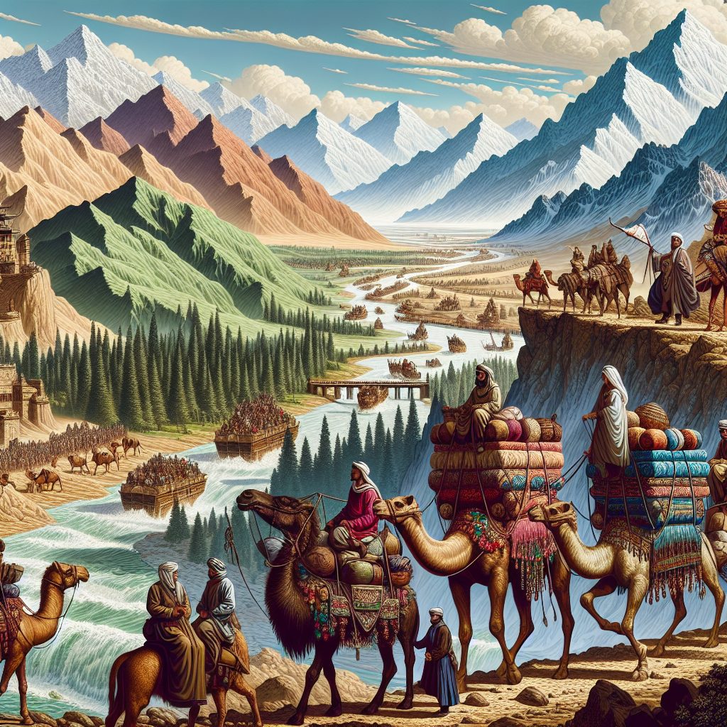 Traveling Across Ancient Trade Routes of History