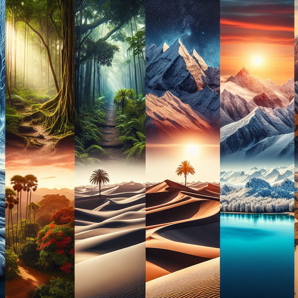 Traveling Across Diverse Landscapes with Unique Geography