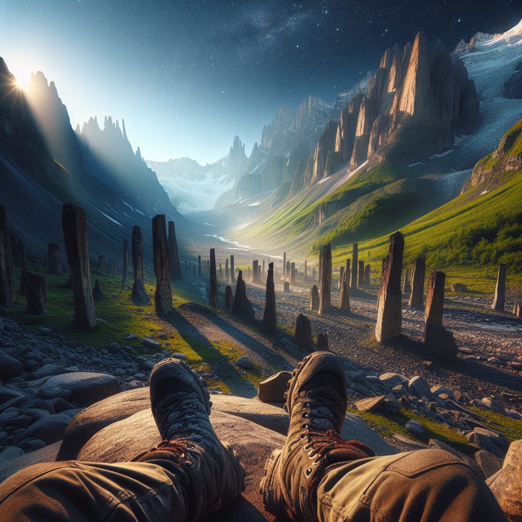 Traveling Across Landscapes Shaped by Glaciers