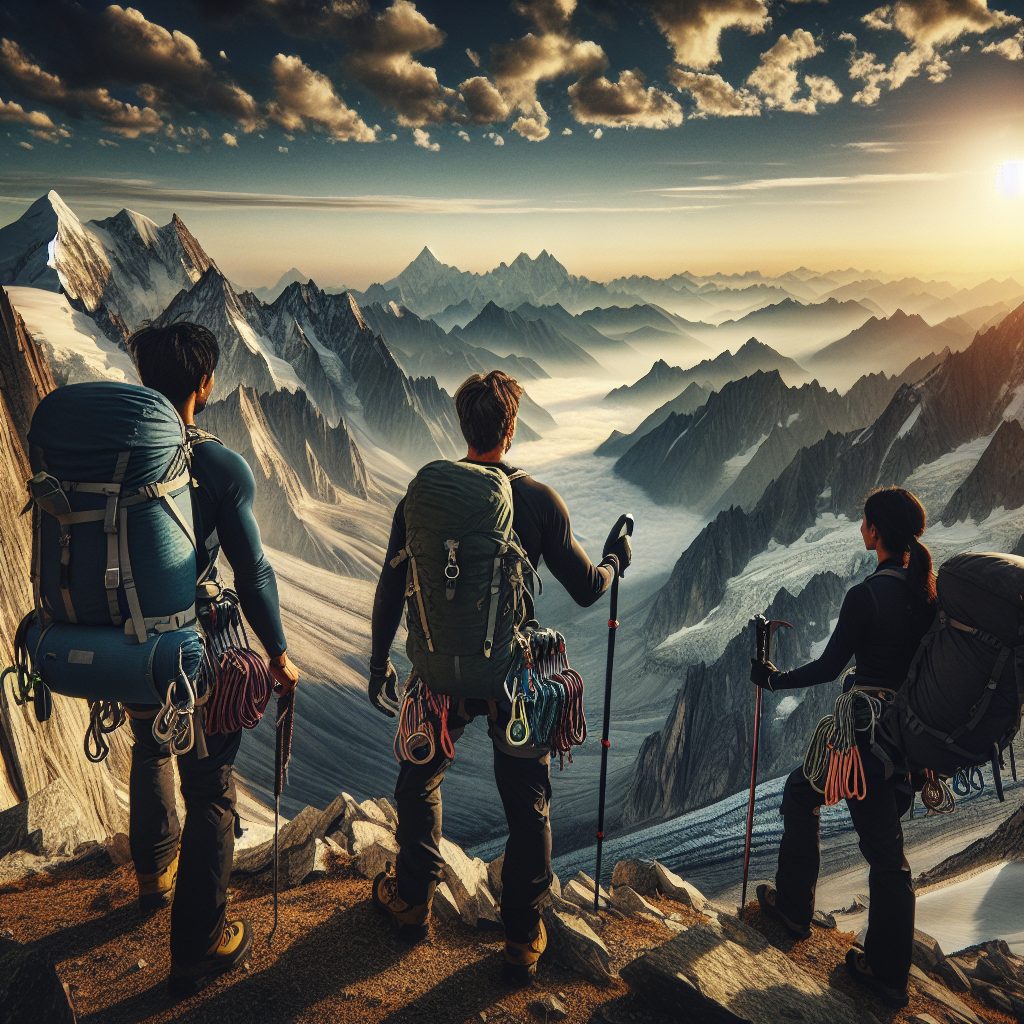 Traveling Across Mountain Landscapes with Wide Panoramic Views